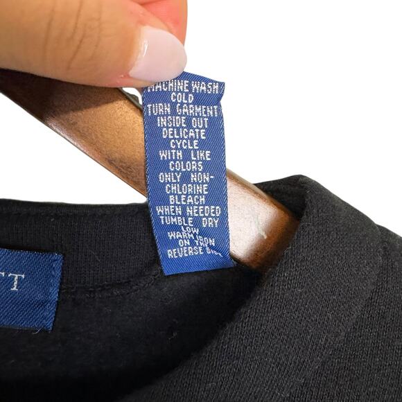 Karen Scott Black Christmas Embroidered and Embellished Button Up Cardigan - Picture 11 of 11